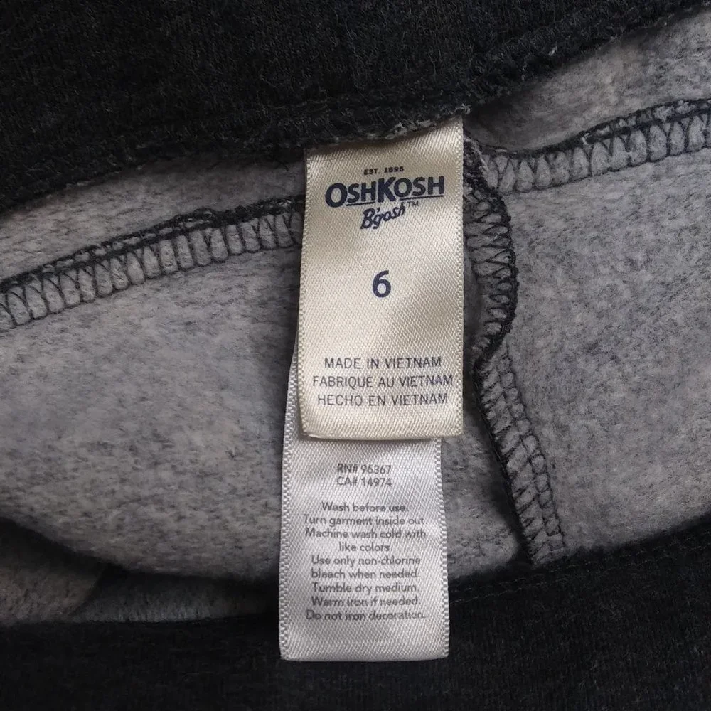 OshKosh | DarkGray Knit Equestrian-style Pants | 6